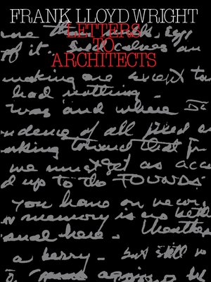 cover image of Letters to Architects